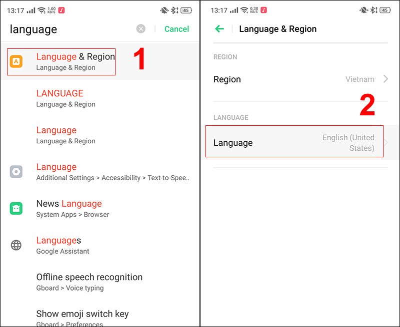 Cách thay đổi ngôn từ trên Messenger cho iPhone, điện thoại Android