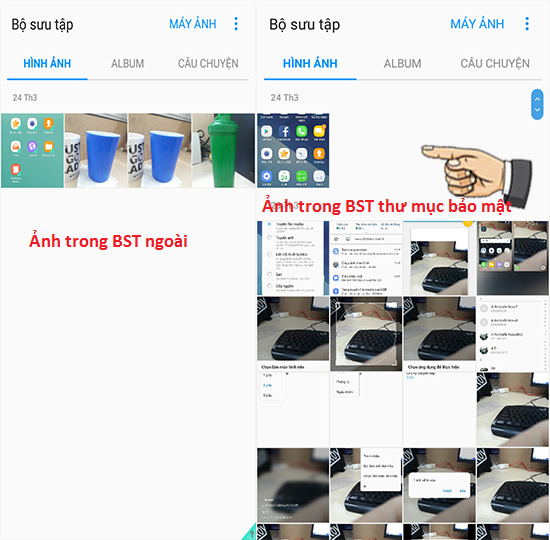 VD: Ảnh trong bộ sưu tập.