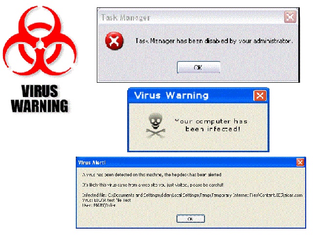 Laptop bị virus xâm nhập