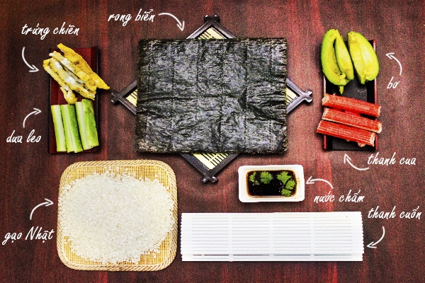 Cách làm sushi dễ nhất quả đất