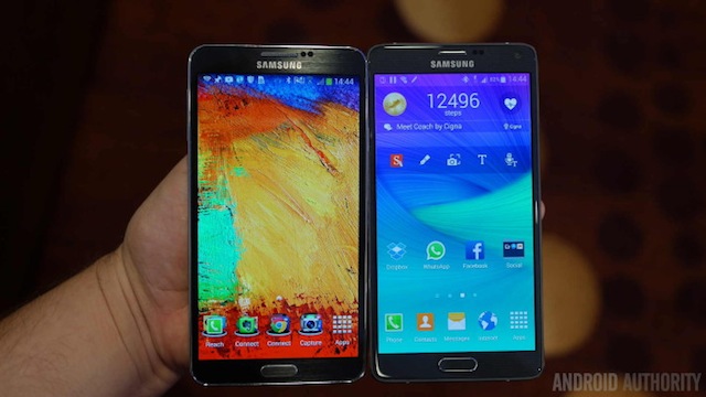 Giao diện Galaxy Note 3 giống với Note 4