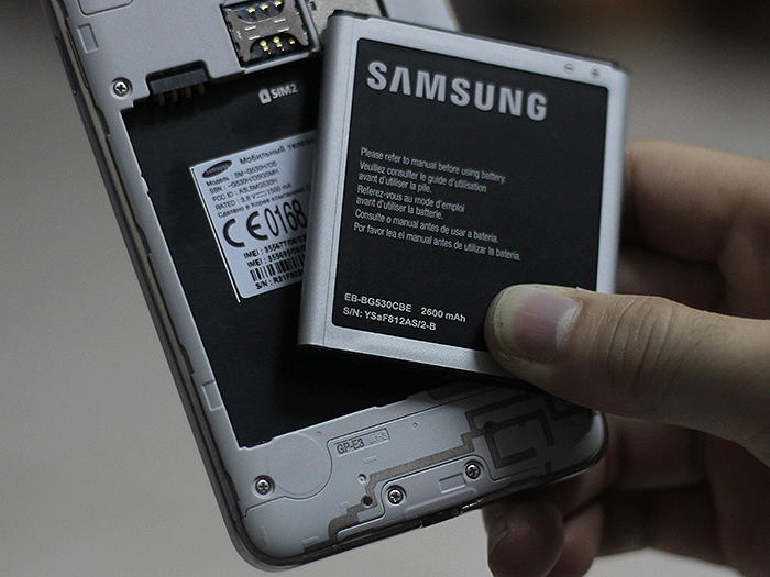 Viên pin 2600mAh của Galaxy Grand Prime