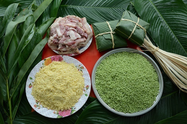 Nguyên liệu làm bánh chưng