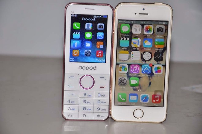 Xuất hiện điện thoại 'cục gạch' giống iPhone 5S giá chỉ 380.000 đồng 8