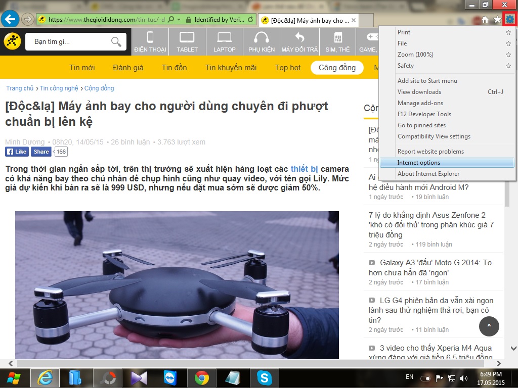 Cài đặt IE Cài đặt IE