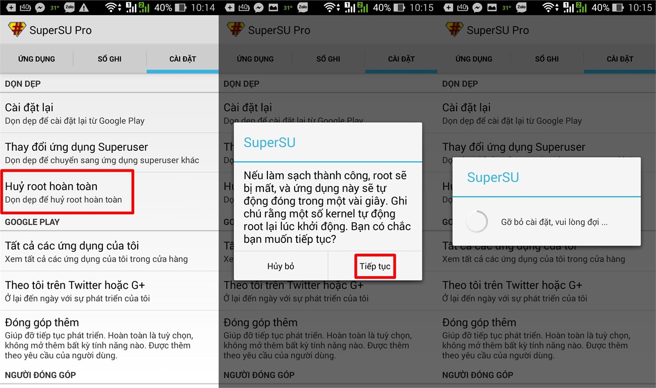 Hướng dẫn Update (Cập Nhật) Android 5.0 Lollipop cho Asus Zenfone 4/4.5/5/6