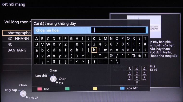 Nhập mật khẩu của mạng wifi muốn kết nối Nhập mật khẩu của mạng wifi muốn kết nối