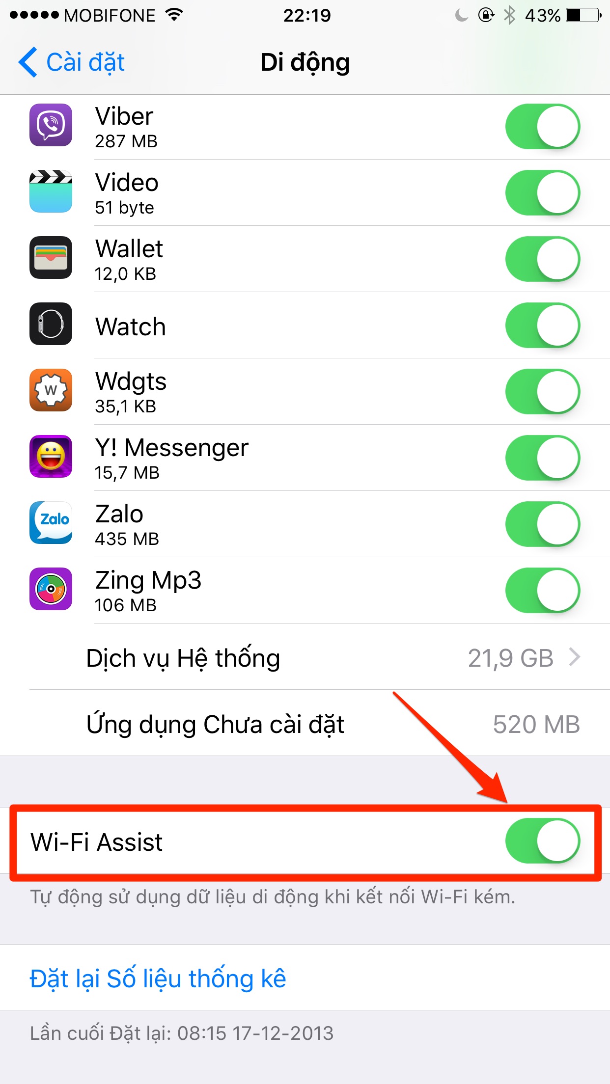 Wi-Fi Assist