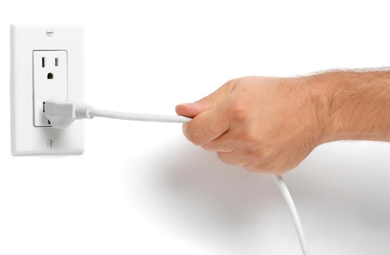 Ngắt nguồn điện để đảm bảo an toàn Ngắt nguồn điện để đảm bảo an toàn