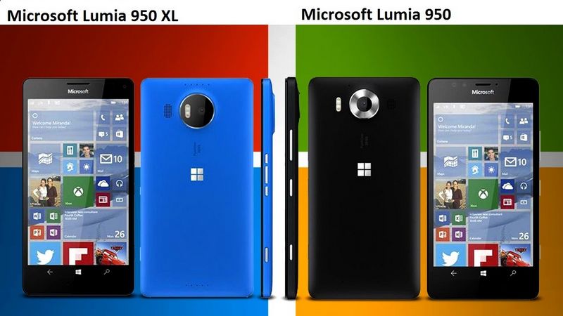 Lumia 950 XL và Lumia 950