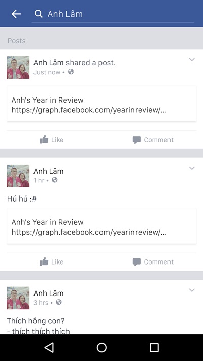 Nhanh tay tạo Year in Review 2015 của riêng mình