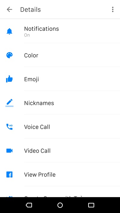 Đặt nickname, đổi màu hội thoại, chat thoải thích với Facebook Messenger mới