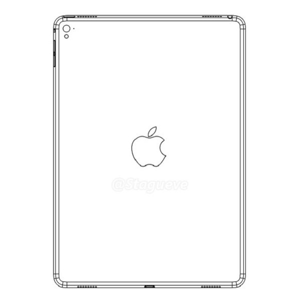 Bản vẽ mặt sau của iPad Air 3 bị rò rỉ trên mạng