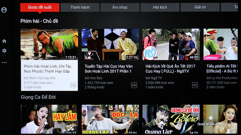 Truy cập ứng dụng Youtube bình thường