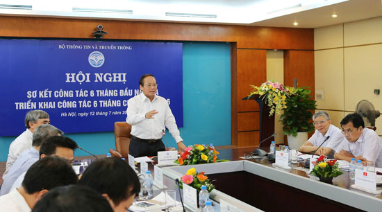 Bộ trưởng Trương Minh Tuấn chỉ đạo các nhiệm vụ trọng tâm trong 6 tháng cuối năm 2016