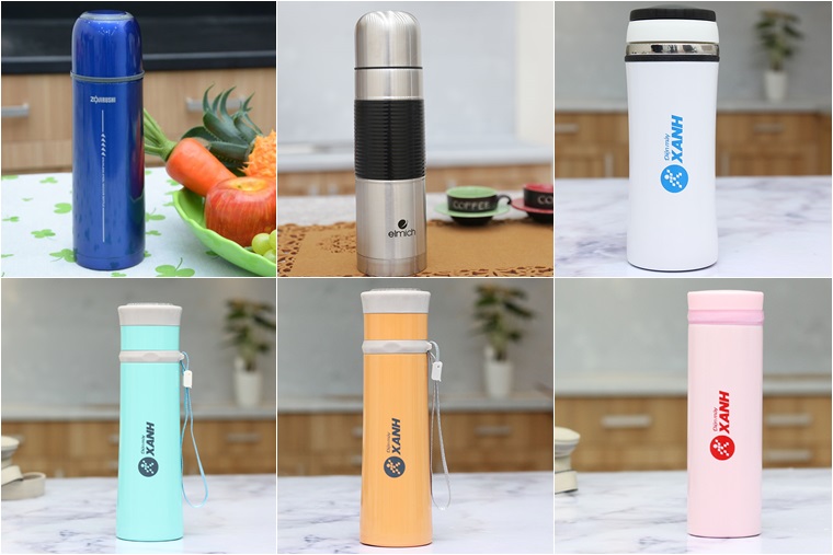Màu sắc bình giữ nhiệt đa dạng, nhiều lựa chọn hấp dẫn cho người mua