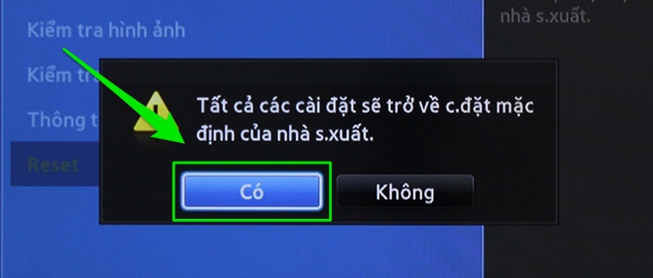 Chọn Có