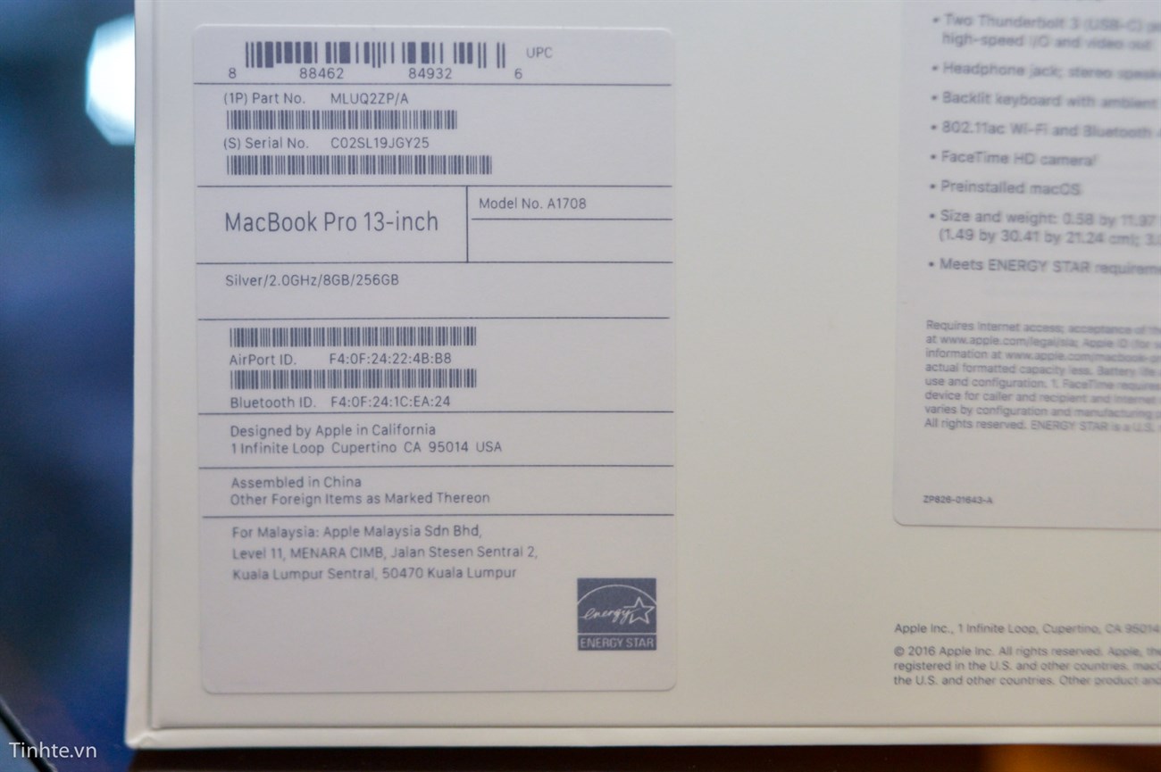 apple_1 Cận cảnh Macbook Pro 13 inch 2016: Quyến rũ khó cưỡng