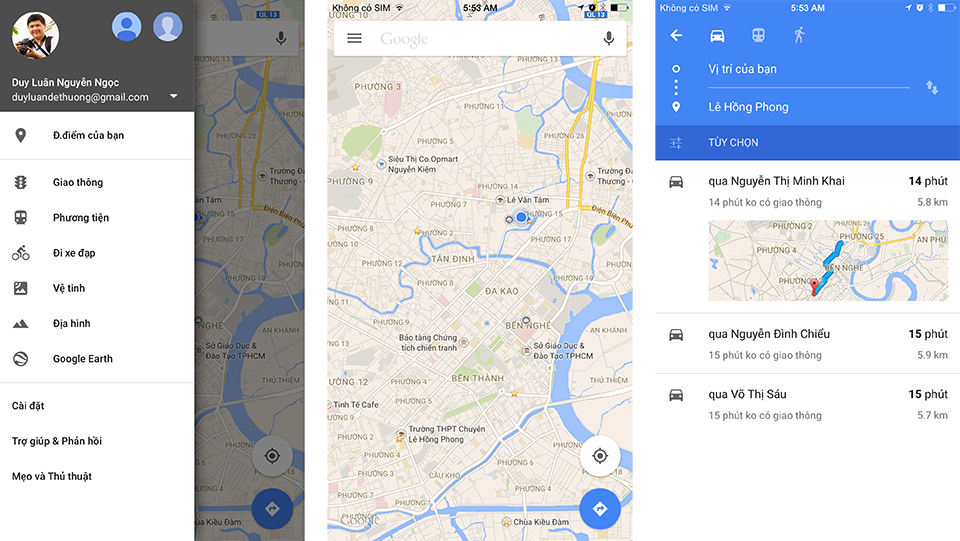 Google Map Ứng dụng Google Maps