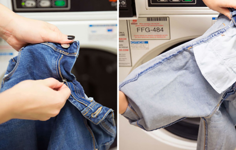Quần áo có khóa kéo dễ bị mắc trong lồng giặt, dẫn đến hư máy Quần áo có khóa kéo dễ bị mắc trong lồng giặt, dẫn đến hư máy