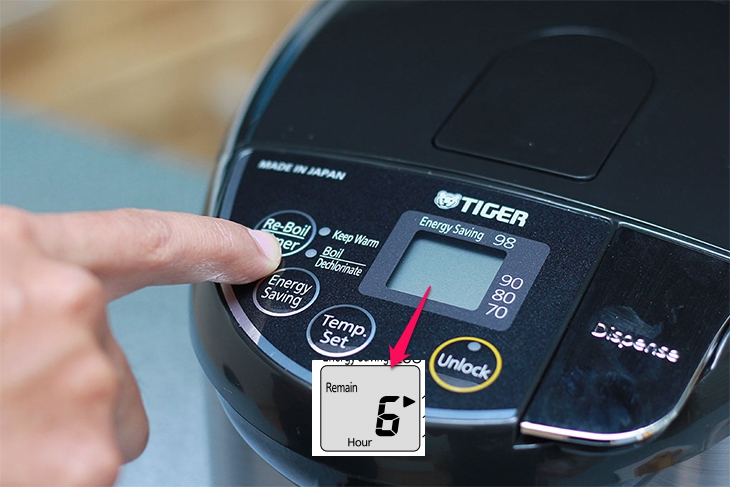 Hướng dẫn sử dụng bình thủy điện Tiger