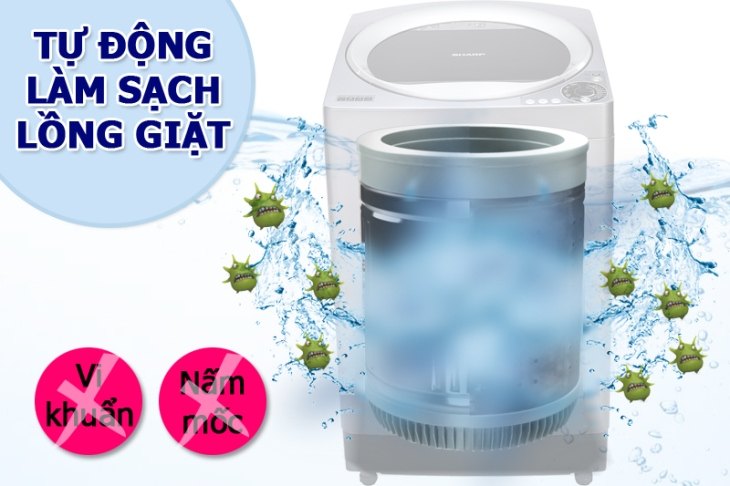 Nên vệ sinh lồng giặt mỗi tháng một lần Nên vệ sinh lồng giặt mỗi tháng một lần