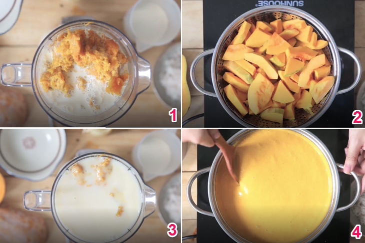 Cách làm sữa bí đỏ thơm ngon bổ dưỡng