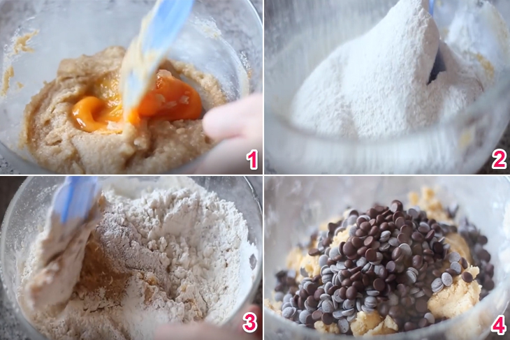 Cách làm bánh quy chocolate chip bằng chảo chống dính Cách làm bánh quy chocolate chip bằng chảo chống dính