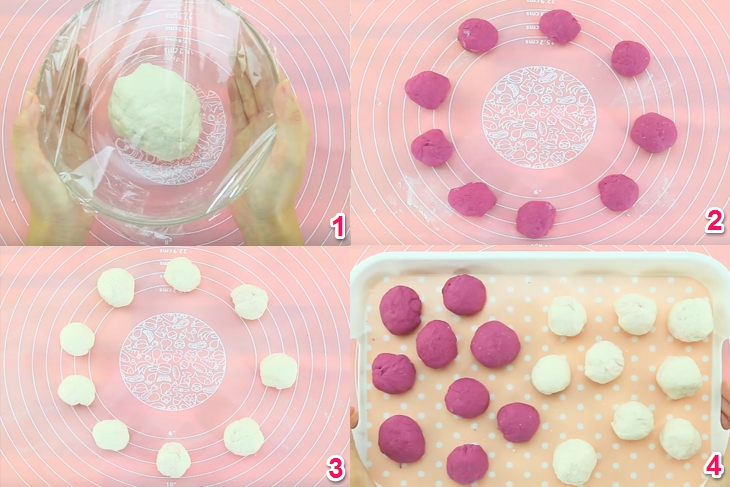 Cách làm bánh bao hoa hồng tặng mẹ ngày 8/3