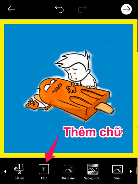 Tạo ảnh chế phong cách Điện máy XANH đơn giản bằng smartphone