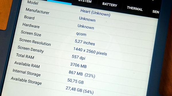 Nokia 9 CPU-Z Nokia 9 CPU-Z