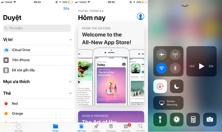 Cập nhật ios 11