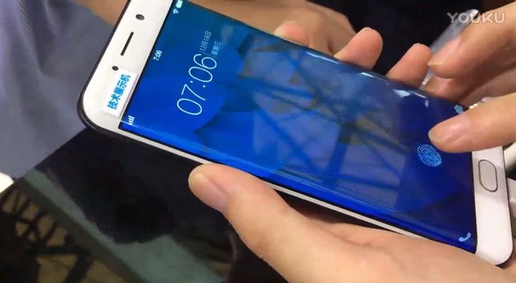 Video trình diễn nhận diện vân tay từ màn hình trên smartphone Vivo