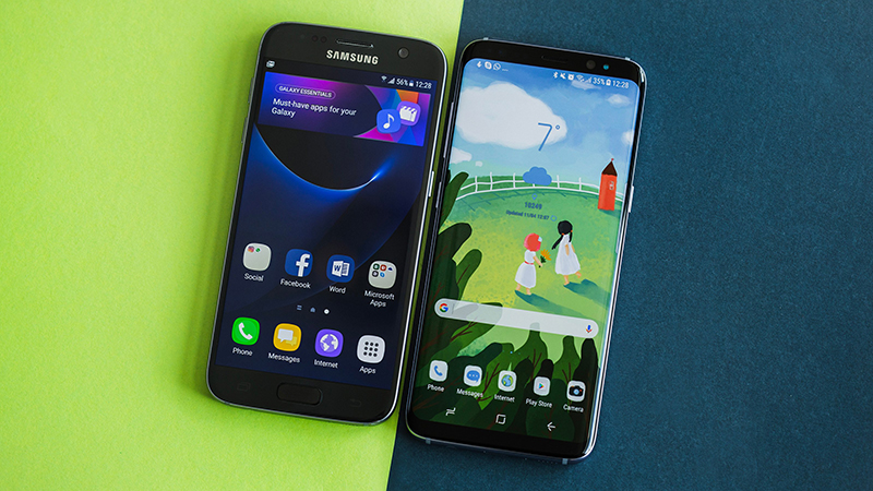 Galaxy S7 vs Galaxy S8 Galaxy S7 vs Galaxy S8