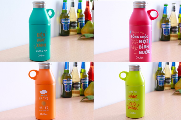 Bình giữ nhiệt inox Delites QE-0036 300 ml