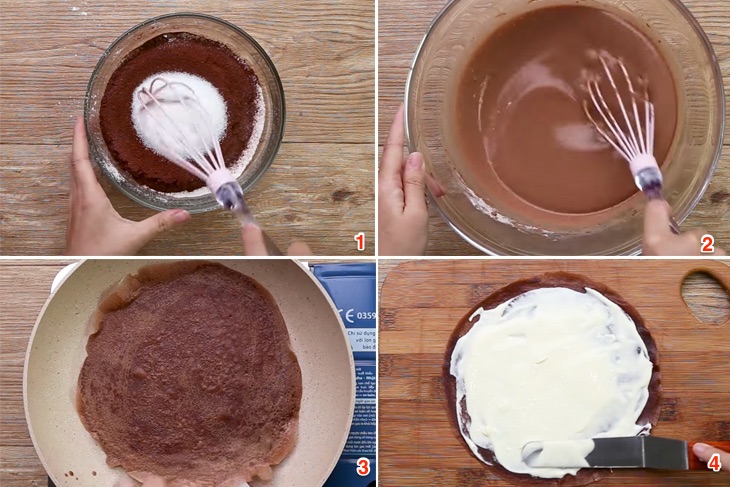 Cách làm bánh crepe Tiramisu ngàn lớp thơm ngon không cần lò nướng