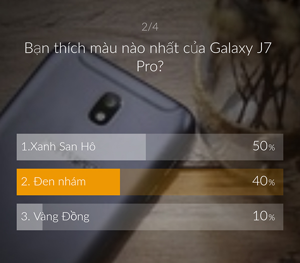 Khảo sát người dùng: J7 Pro ấn tượng nhất ở dung lượng pin và... - ảnh 3 Khảo sát người dùng: J7 Pro ấn tượng nhất ở dung lượng pin và... - ảnh 3