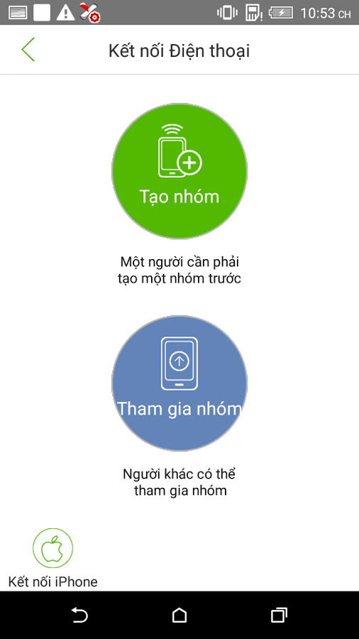 Mobi360 chuyển dữ liệu cho điện thoại