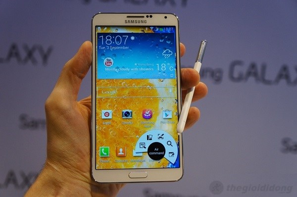 Samsung Galaxy note 3 với tính năng Air Command Samsung Galaxy note 3 với tính năng Air Command