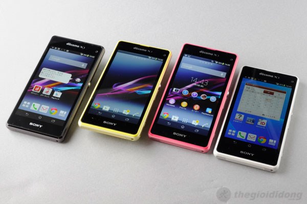 Sony Xperia Z1 mini với 4 màu thời trang tượng trưng cho 4 mùa