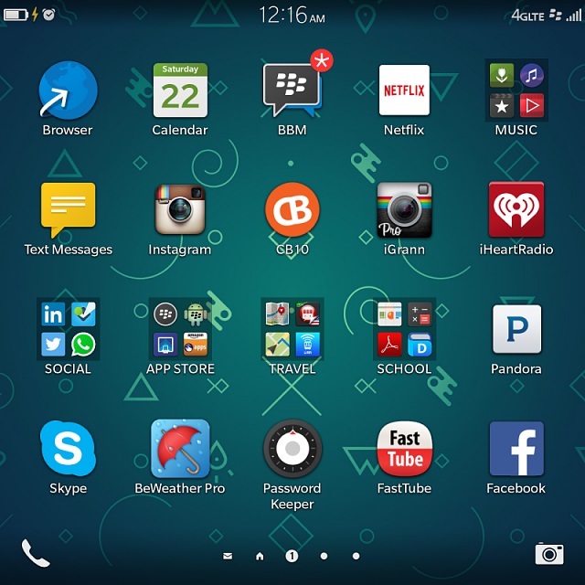 Giao diện ứng dụng HĐH BlackBerry OS 10 Giao diện ứng dụng HĐH BlackBerry OS 10