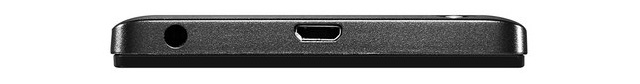 Jack cắm tai nghe và cổng sạc microUSB nằm ở cạnh trên của máy Jack cắm tai nghe và cổng sạc microUSB nằm ở cạnh trên của máy
