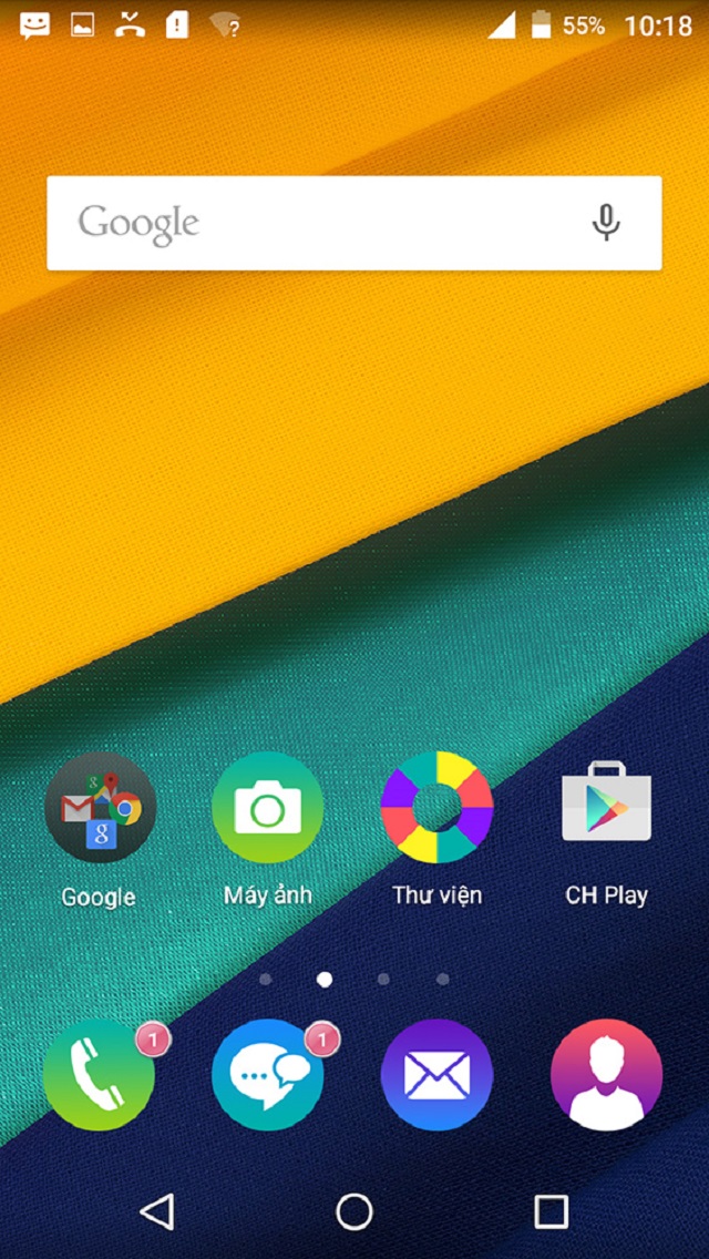 Giao diện máy với các icon hình tròn đơn giản và tiện lợi Giao diện máy với các icon hình tròn đơn giản và tiện lợi