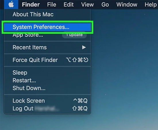 Select system preferences ... How to connect the printer via LAN on Windows and Mac computers