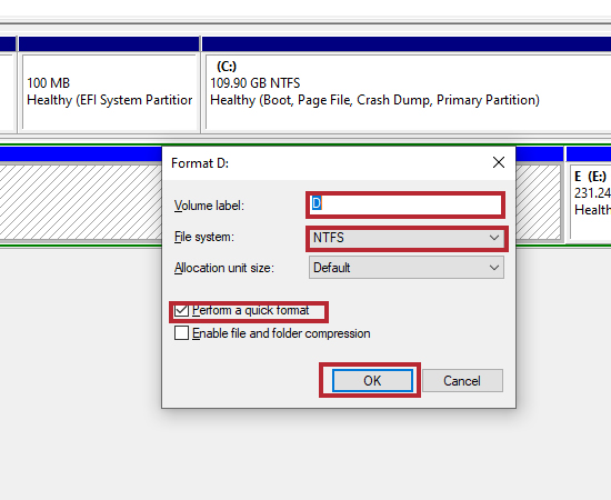 forrmat SSD