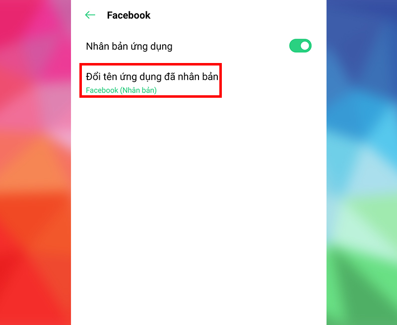 Rename the application to duplicate clone apps on OPPO Find X2 Pro