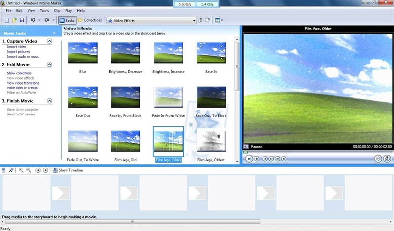 Windows Movie Maker video making software