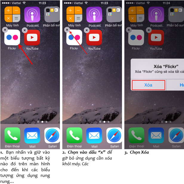 Gỡ bỏ ứng dụng game đã cài đặt trên iPhone