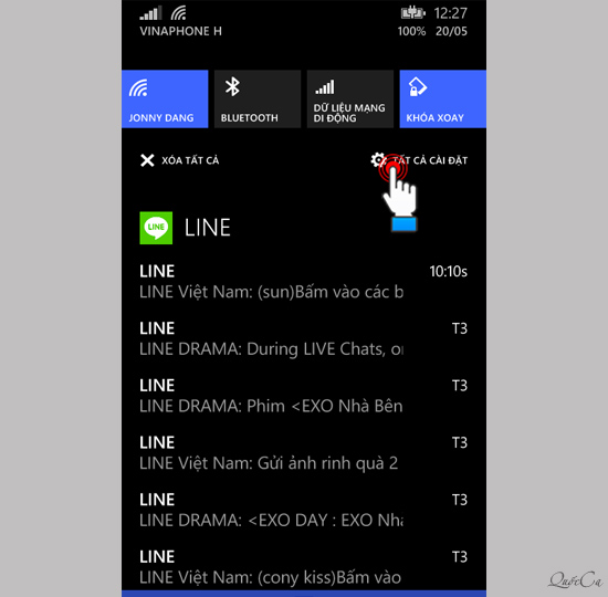 Cài đặt nhạc chuông điện thoại Lumia