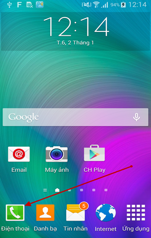 Chặn cuộc gọi trên Samsung Galaxy A7, E5, E7